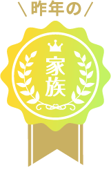 昨年の家族